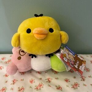 NWT San-X Kiiroitori Bird Chicken Pastel Rilakkuma Dango Plush Toy Kawaii Cute